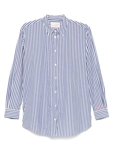 MC2 Saint Barth striped cotton shirt - Blue - zdjęcie produktu nr 1