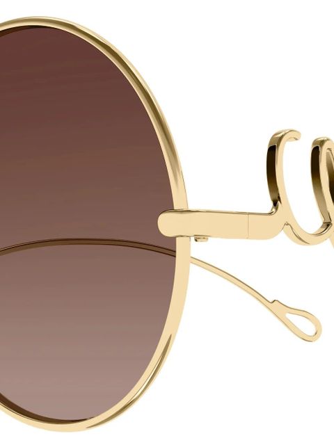 Chloé Eyewear round-frame sunglasses - Gold