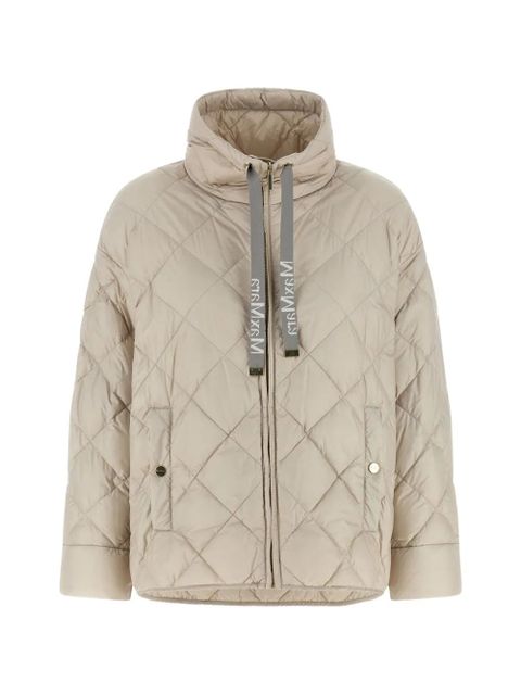 Max Mara diamond-quilted down jacket - Neutrals - zdjęcie produktu nr 1