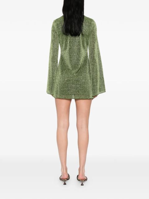 Oséree stone-embellishment mini dress - Green
