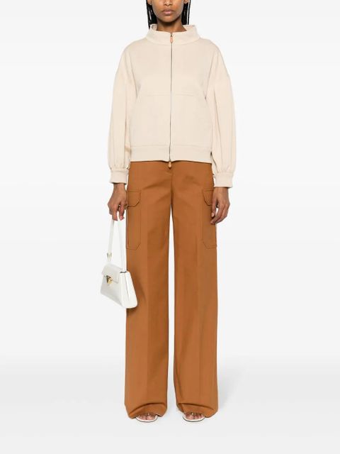 Max Mara Gastone logo-embossed jacket - Neutrals - zdjęcie produktu nr 2