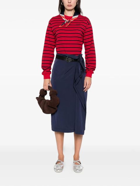 PINKO striped cotton top - Red - zdjęcie produktu nr 2