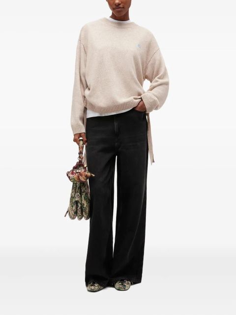 GANNI drawstring sweater - Neutrals - zdjęcie produktu nr 2