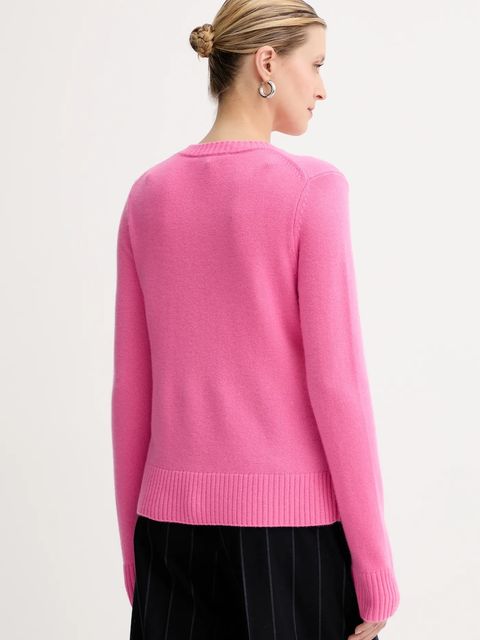 MAX&Co. sweter wełniany damski kolor różowy lekki 2528366032200