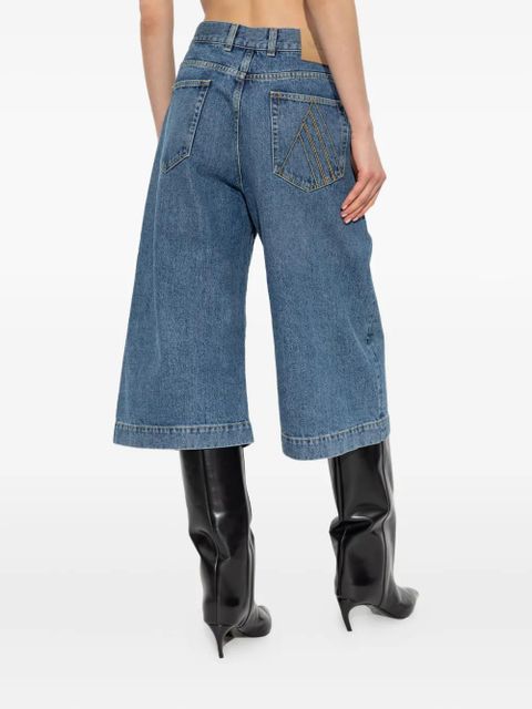 The Attico cropped jeans - Blue