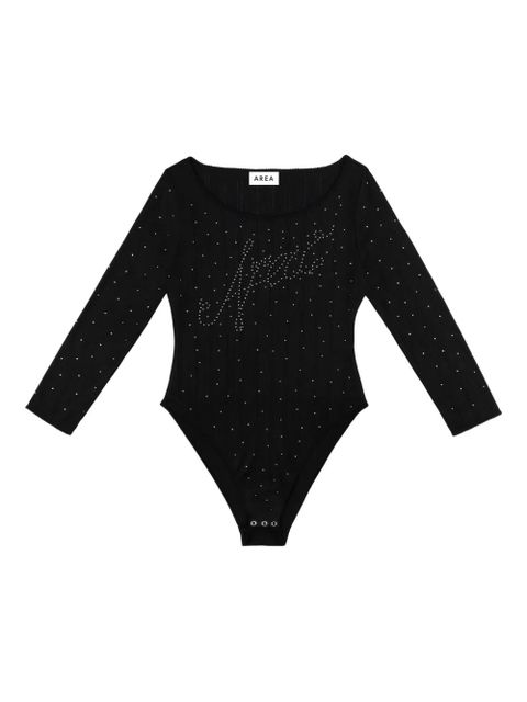 AREA logo-embellishment bodysuit - Black - zdjęcie produktu nr 1