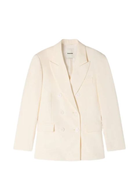 SANDRO double-breasted blazer - Neutrals - zdjęcie produktu nr 1