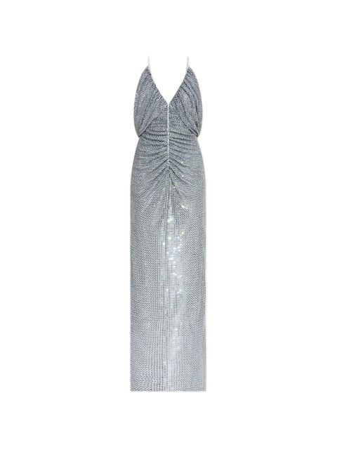 Self-Portrait embellished maxi dress - Silver - zdjęcie produktu nr 1