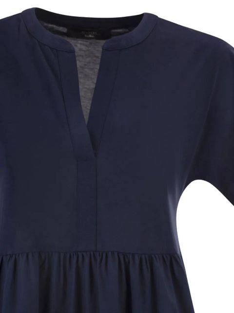 Weekend Max Mara V-neck tiered dress - Blue