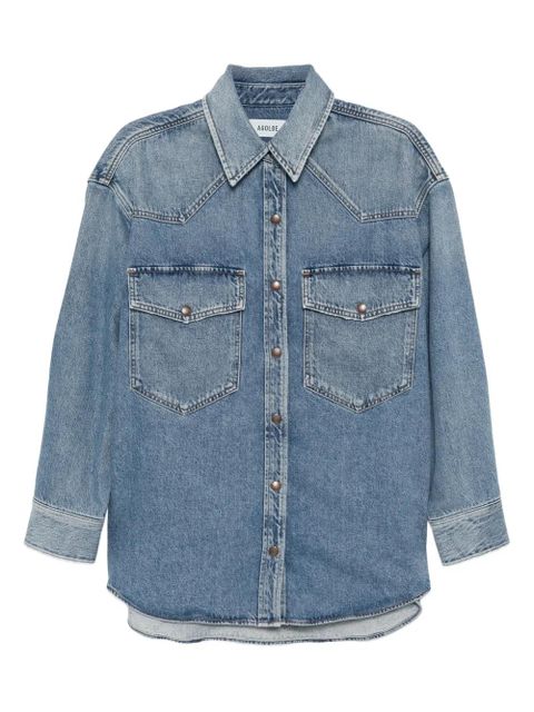 AGOLDE Lotta denim jacket - Blue - zdjęcie produktu nr 1