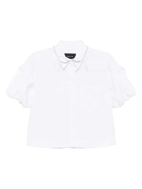 Simone Rocha puff-sleeve shirt - White - zdjęcie produktu nr 1