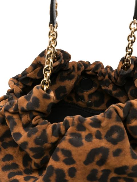 DeMellier chain-handle Miami tote bag - Brown