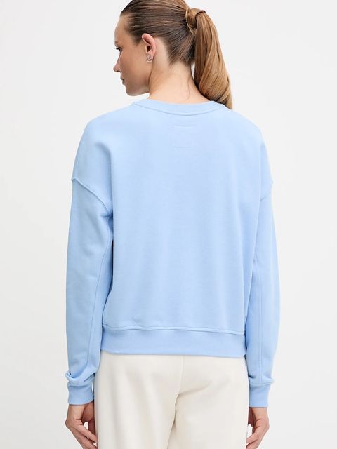 Calvin Klein Underwear bluza damska kolor niebieski z aplikacją LV00QS7514