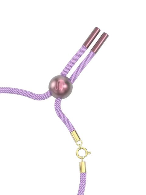 Swarovski crystal-embellishment bracelet - Pink