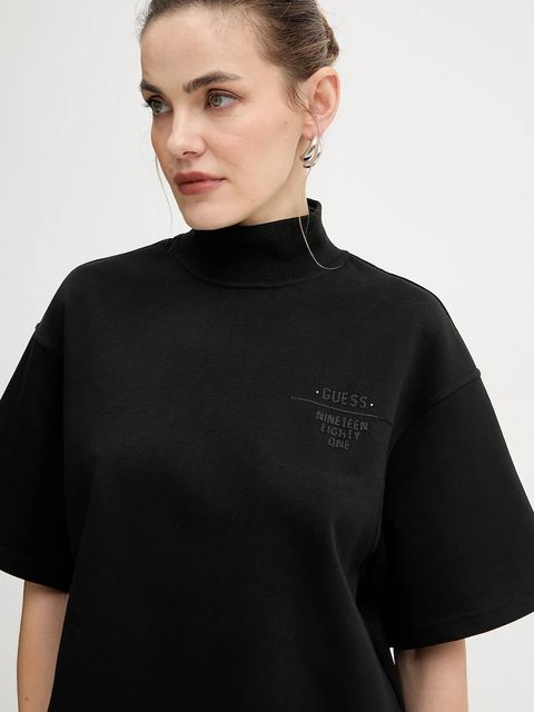 Guess t-shirt damski kolor czarny W5BI13 KC3D2