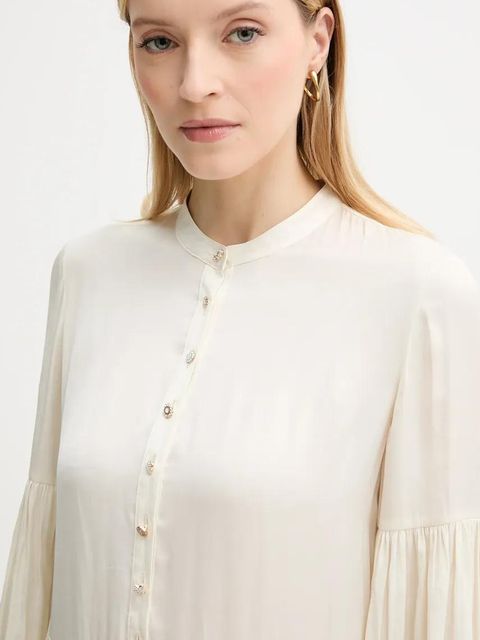 ZADIG&VOLTAIRE sukienka kolor beżowy mini rozkloszowana WWDR02451 - zdjęcie produktu nr 2