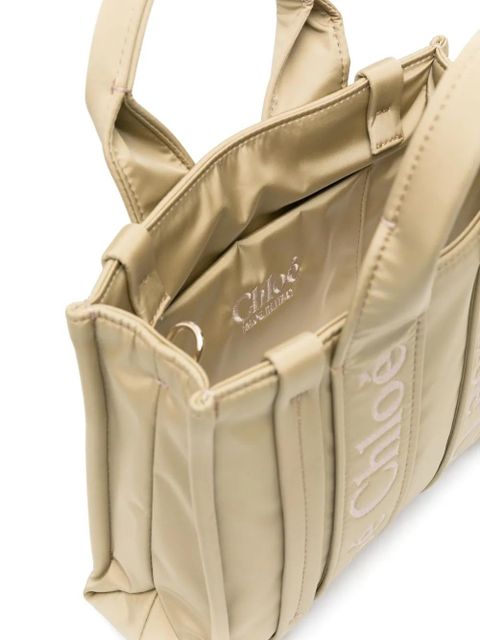 Chloé small Woody tote bag - Neutrals