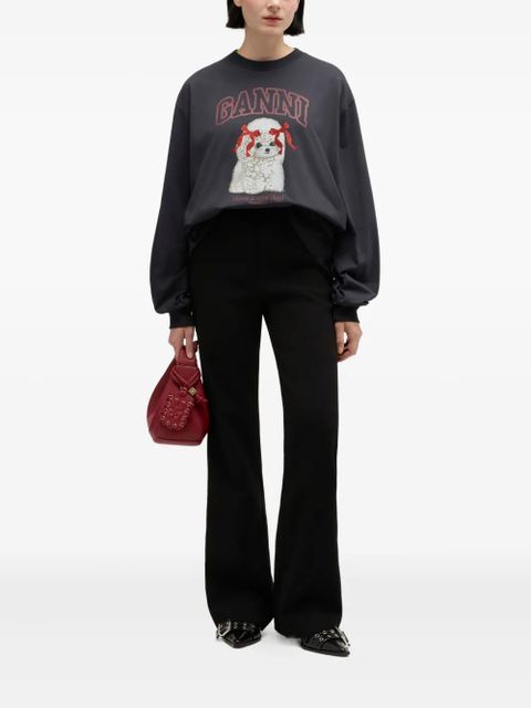 GANNI long-sleeve sweatshirt - Grey - zdjęcie produktu nr 2