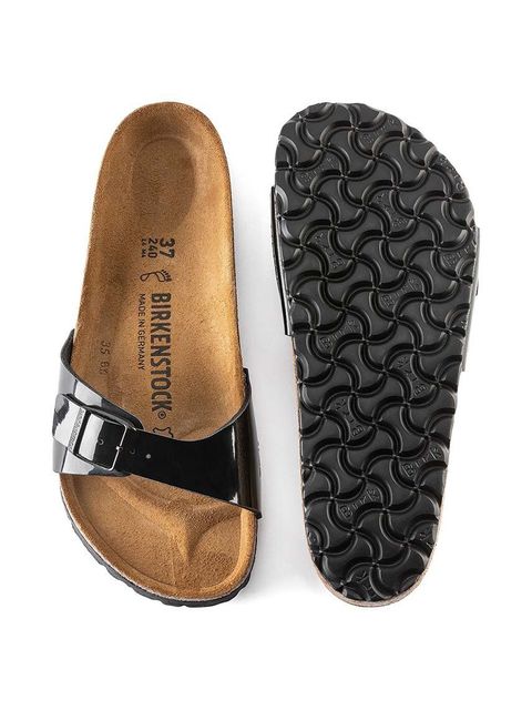 Birkenstock klapki Madrid damskie kolor czarny 040303