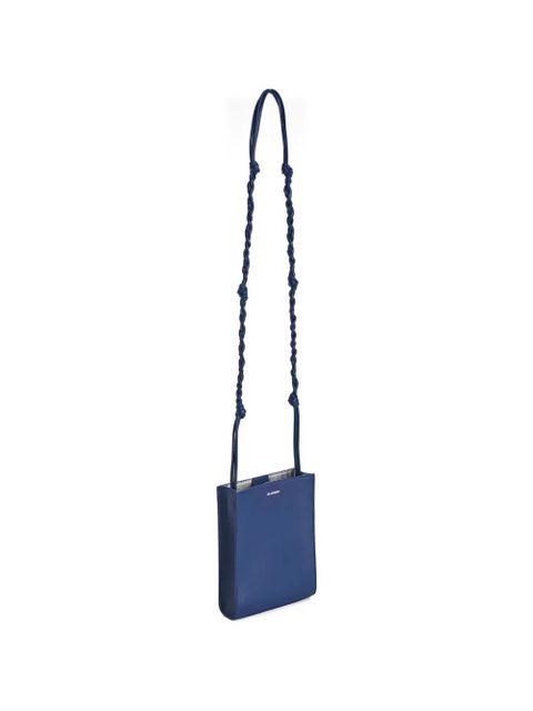 Jil Sander small Cannolo embossed adjustable cross body bag - Blue - zdjęcie produktu nr 1