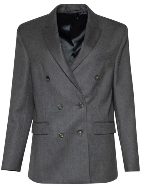 WARDROBE.NYC double-breasted virgin wool blazer - Grey - zdjęcie produktu nr 1