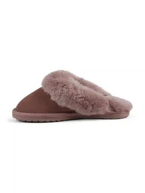 Emu Australia kapcie zamszowe Jolie kolor różowy W10015