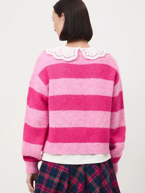 Medicine kardigan damskie kolor różowy ciepły