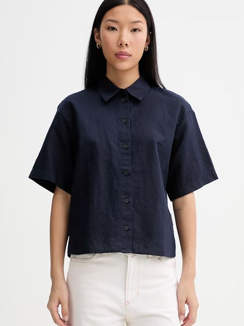 Marc O'Polo koszula safari damska z lnem - zdjęcie produktu nr 1