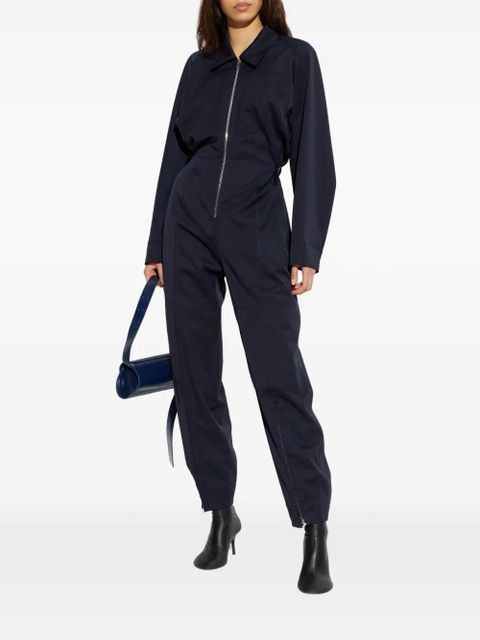 Victoria Beckham zip-fastening jumpsuit - Blue