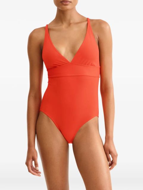 ERES Larcin V-neck swimsuit - Orange