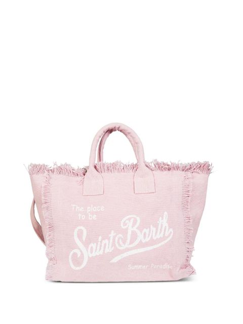MC2 Saint Barth Colette frayed-edge tote bag - Pink - zdjęcie produktu nr 2