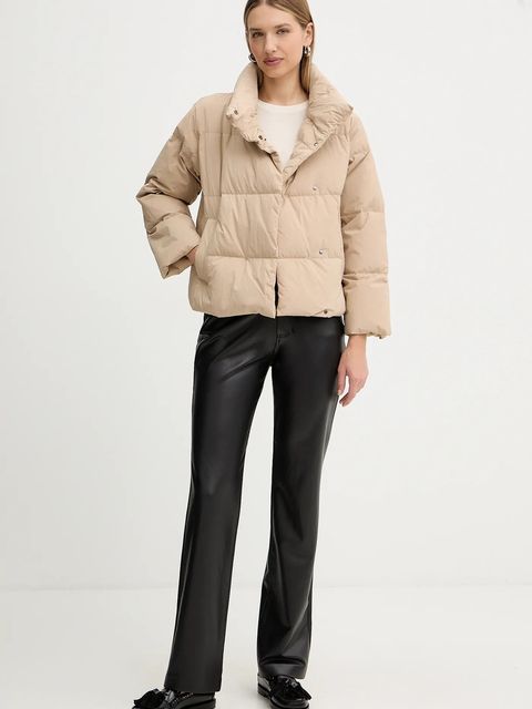 Weekend Max Mara kurtka puchowa KAISER kolor beżowy przejściowa 2525486022600