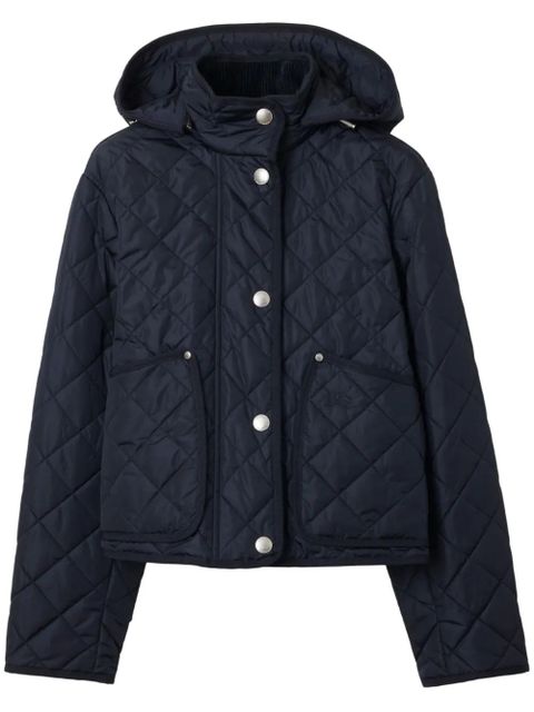 Burberry cropped quilted jacket - Black