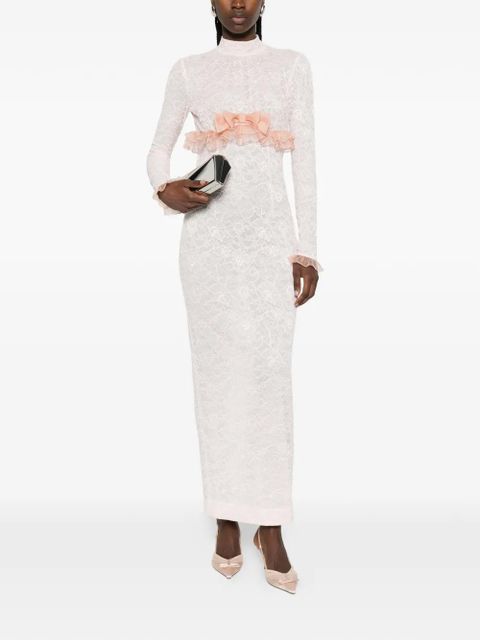 Alessandra Rich lace maxi dress - Pink - zdjęcie produktu nr 2