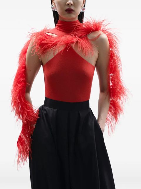 MANURÍ Dolly bodysuit - Red