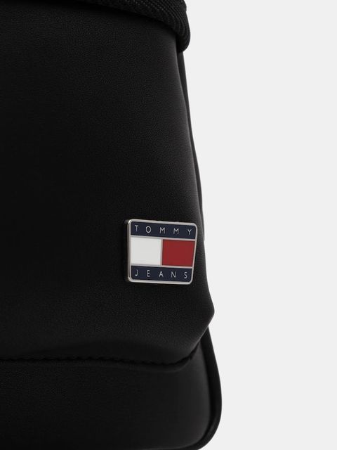 Tommy Jeans plecak damski kolor czarny mały gładki AW0AW18086