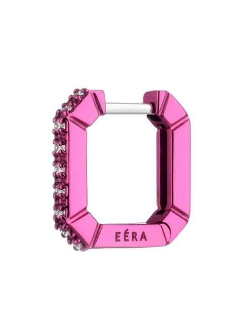 EÉRA 18K white gold Candy diamond earring - Pink - zdjęcie produktu nr 1