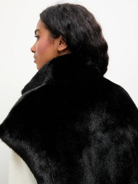 Answear.LAB bezrękawnik kolor czarny przejściowy