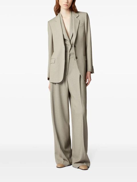 Tod's wide-leg tailored trousers - Neutrals - zdjęcie produktu nr 2