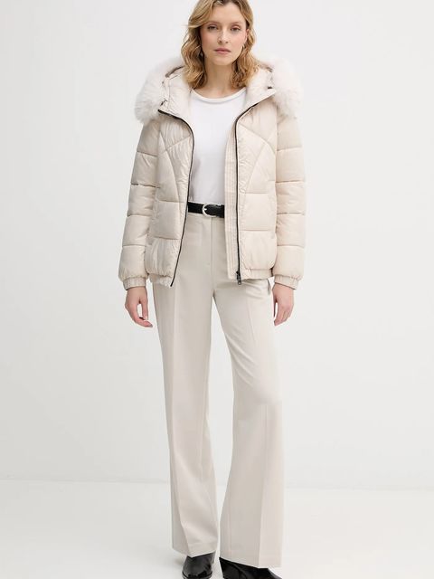 Geox kurtka BACKSIE kolor beżowy zimowa W5628S T3121 - zdjęcie produktu nr 2