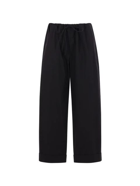 The Row Delano drawstring trousers - Black - zdjęcie produktu nr 1