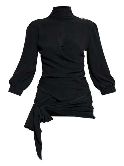 The Attico tie-detail blouse - Black - zdjęcie produktu nr 1