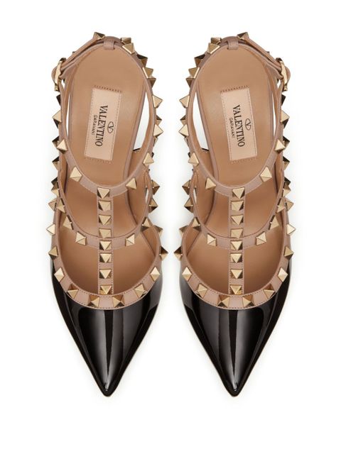 Valentino Garavani 100mm Rockstud caged pumps - Black