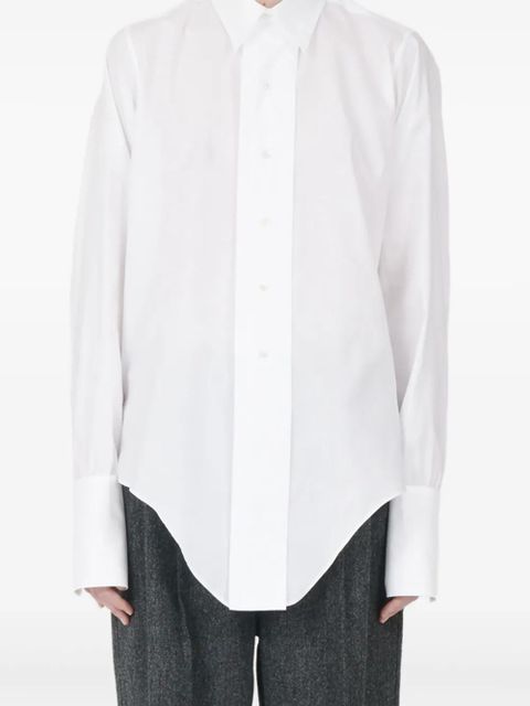 Maison Margiela curved-hem shirt - White