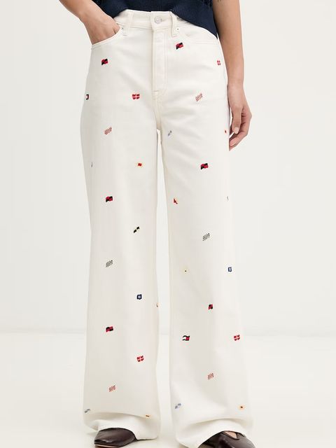 Tommy Jeans jeansy wide leg damskie - zdjęcie produktu nr 1