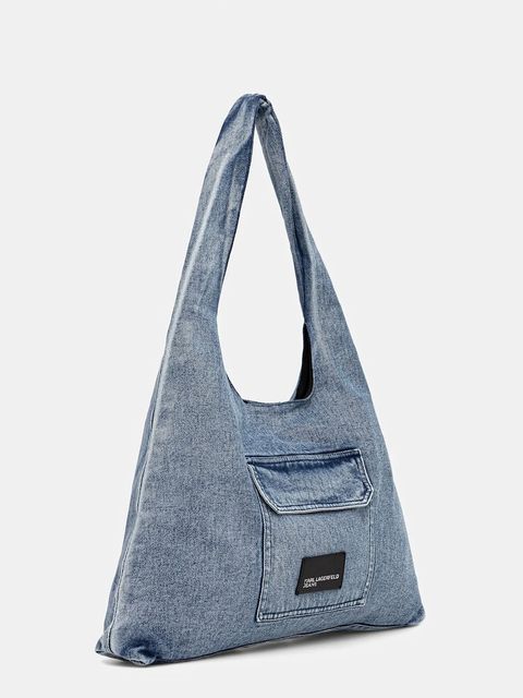 Karl Lagerfeld Jeans torebka jeansowa kolor niebieski B1W50005