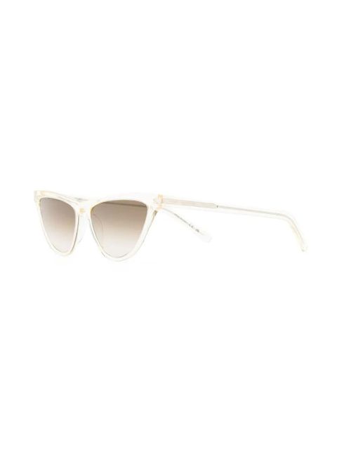 Saint Laurent Eyewear cat-eye frame sunglasses - Yellow - zdjęcie produktu nr 2