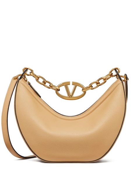 Valentino Garavani small VLogo Moon shoulder bag - Neutrals - zdjęcie produktu nr 1