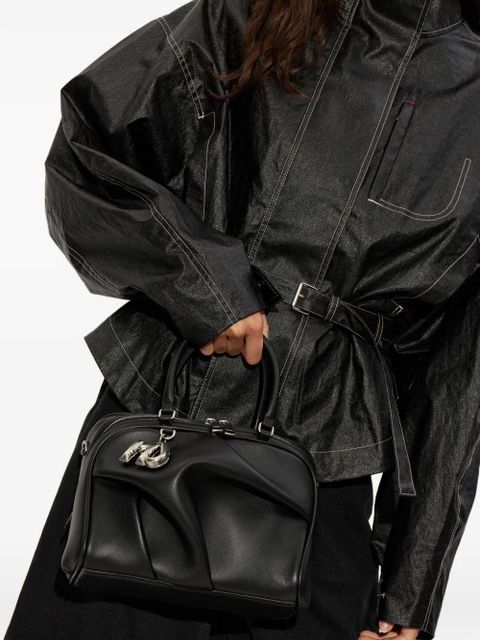 Marc Jacobs mini Wave leather tote bag - Black - zdjęcie produktu nr 2