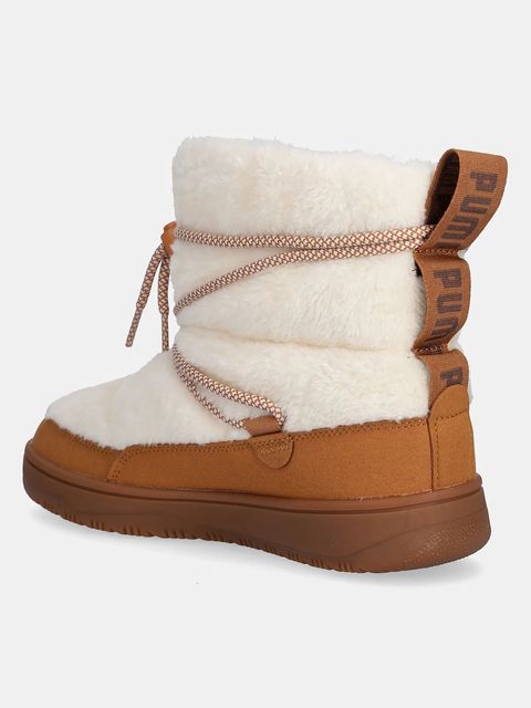 Puma śniegowce Snowbae Suede Wns kolor brązowy 402175
